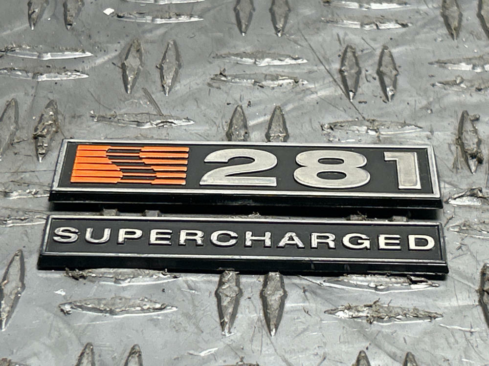 2001 Ford Mustang Saleen S281 Supercharged Trunk Badges 17K Miles 277