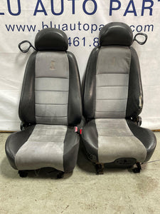2003-04 Ford Mustang SVT Cobra OEM Front Seat Pair- Med. Graphite, SEE DESC. 283
