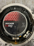 Kicker KS650 Speakers Pair- 4 Ohm Model 278