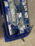 2015-23 Ford Mustang Driver Door Deep Impact Blue Assembly LH 278