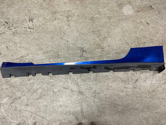2015-23 Ford Mustang Driver Side LH Side Skirt Deep Impact Blue 278