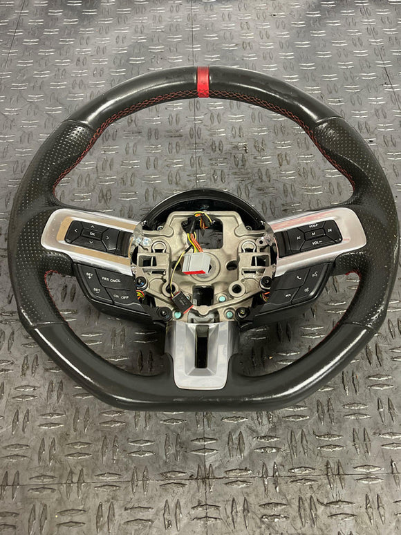 2015-23 Ford Mustang Accelatec Flat Bottom Steering Wheel (SEE DESC) 278