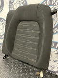 2015-23 Ford Mustang Cloth Rear Seat Set- FOR COUPE, Blue Stitching 278