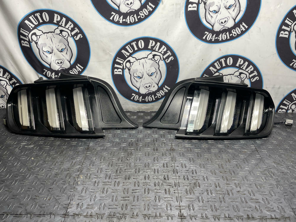 2015-23 Ford Mustang GT Aftermarket Export/Euro Clear Tail Lights Pair 279