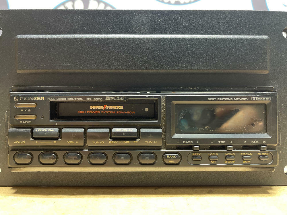 1987-93 Ford Mustang LX Vintage Pioneer KEH-8050 Head Unit and Trim 209