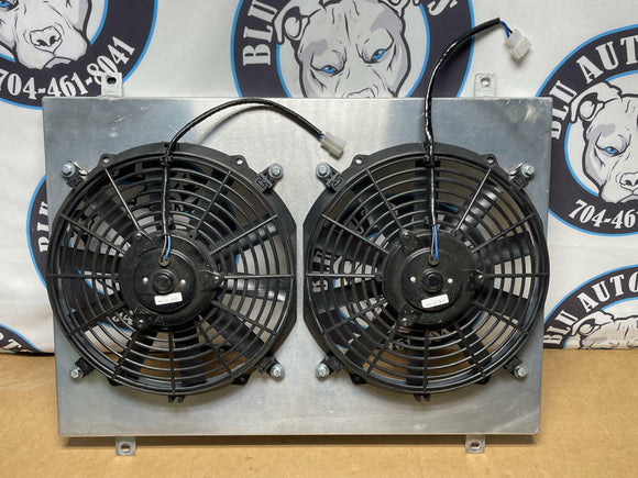 1987-93 Ford Mustang LX Custom Dual Fan Setup w/ Shroud 209