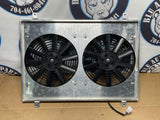 1987-93 Ford Mustang LX Custom Dual Fan Setup w/ Shroud 209