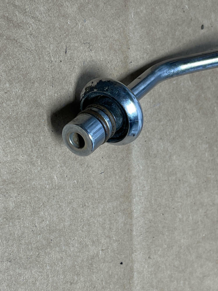 1987-93 Ford Mustang LX 5.0 Fuel Hardline- Chrome 209