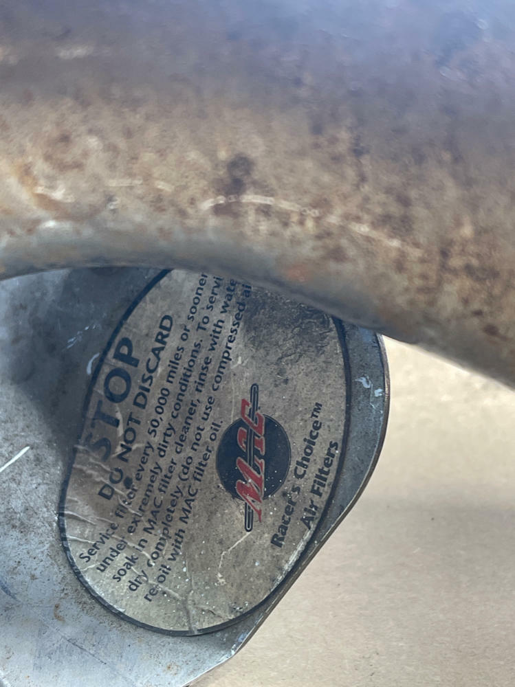 1987-93 Ford Mustang LX MAC Intake Pipe w/ MAF 209