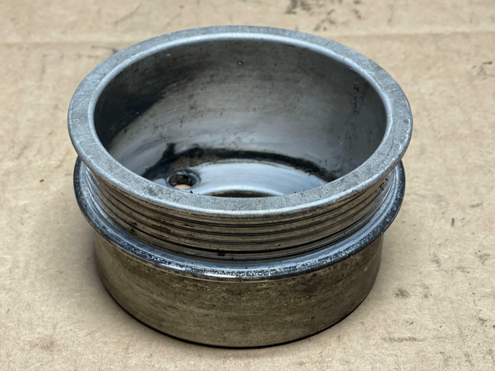 1987-93 Ford Mustang LX Crank Pulley for S/C- Chrome'd 209