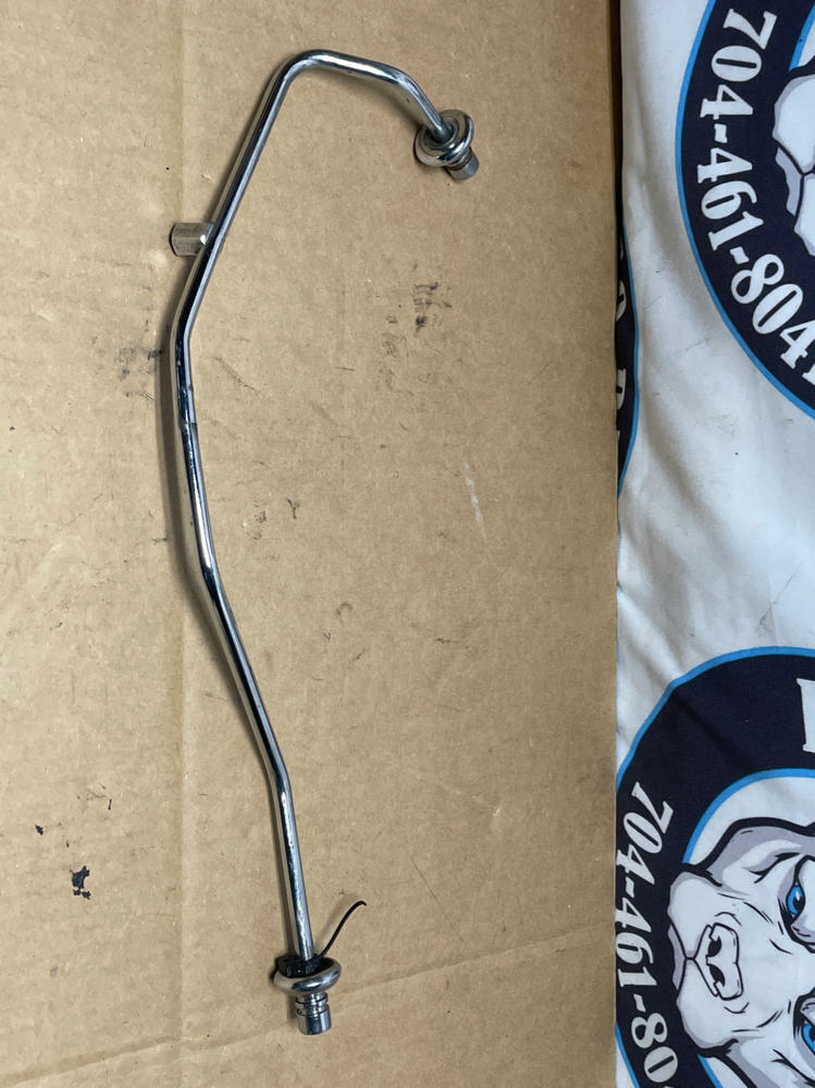 1987-93 Ford Mustang LX 5.0 Fuel Hardline- Chrome 209