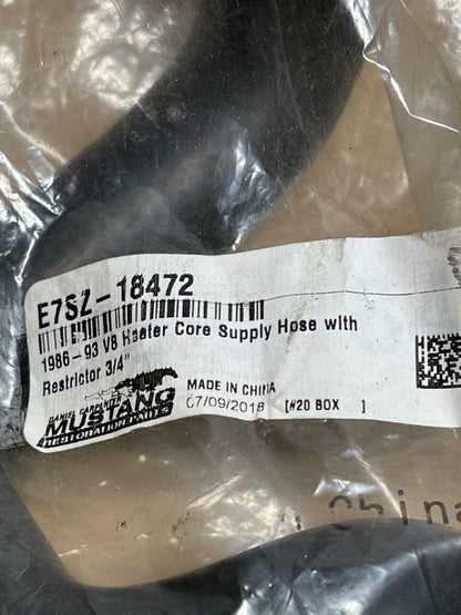 1987-93 Ford Mustang LX NOS 3/4" Heater Core Hose- For 5.0 209
