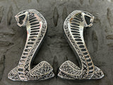 2003-04 Ford Mustang SVT Cobra Snake Fender Badge Pair 283