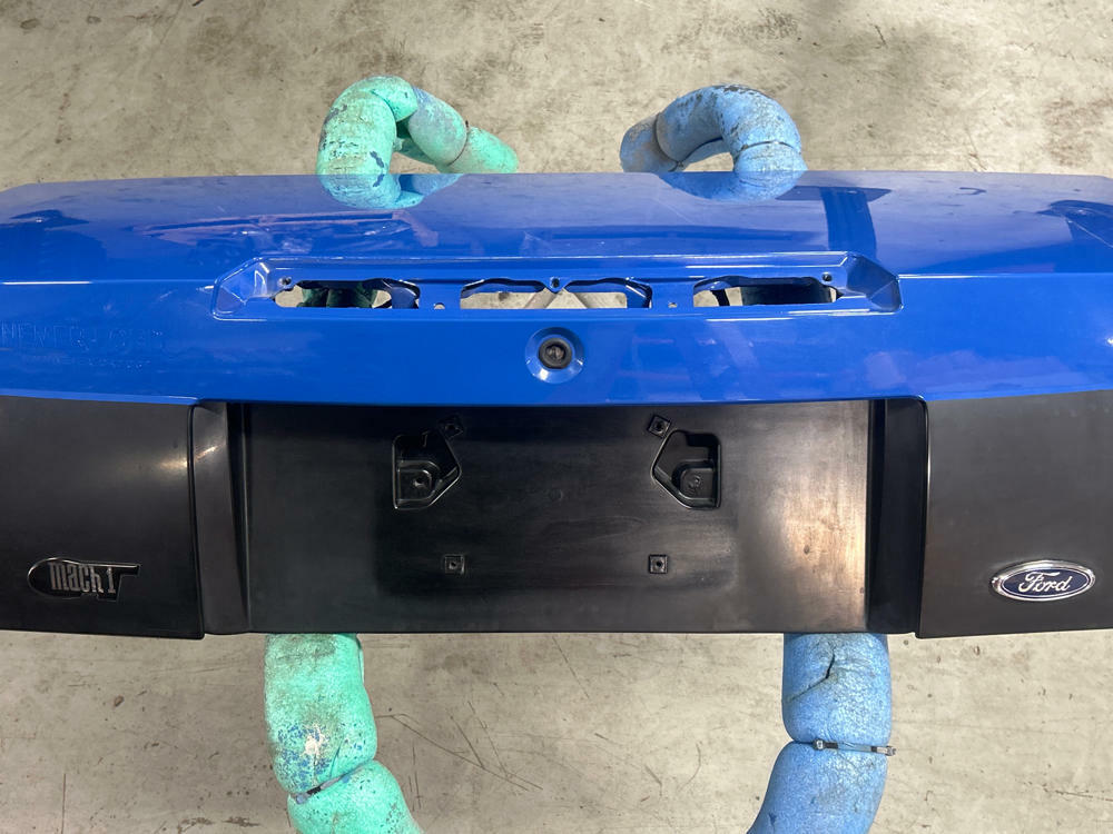 1999-04 Ford Mustang Mach One Decklid- Azure Blue, SEE DESC. 284