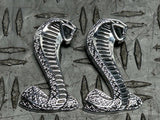2003-04 Ford Mustang SVT Cobra OEM Snake Fender Badge Pair 285