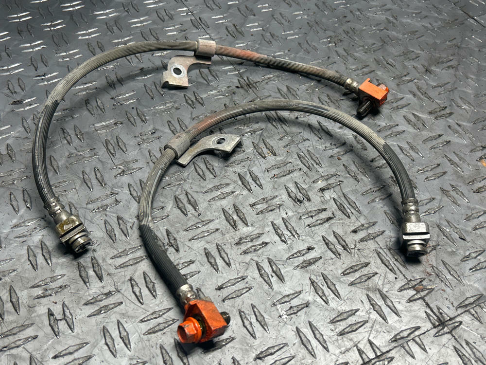 2015-23 Ford Mustang GT Rear Brake Caliper Soft Lines Pair 285