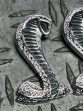 2003-04 Ford Mustang SVT Cobra OEM Snake Fender Badge Pair 285