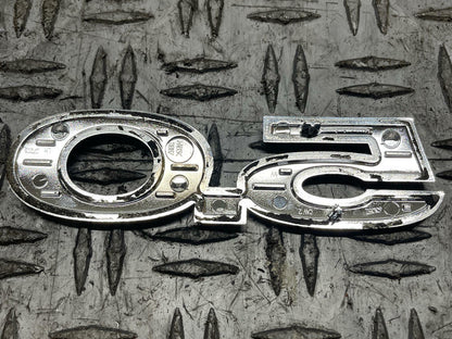2015-23 Ford Mustang GT 5.0 Fender Badge Pair- CHROME 285