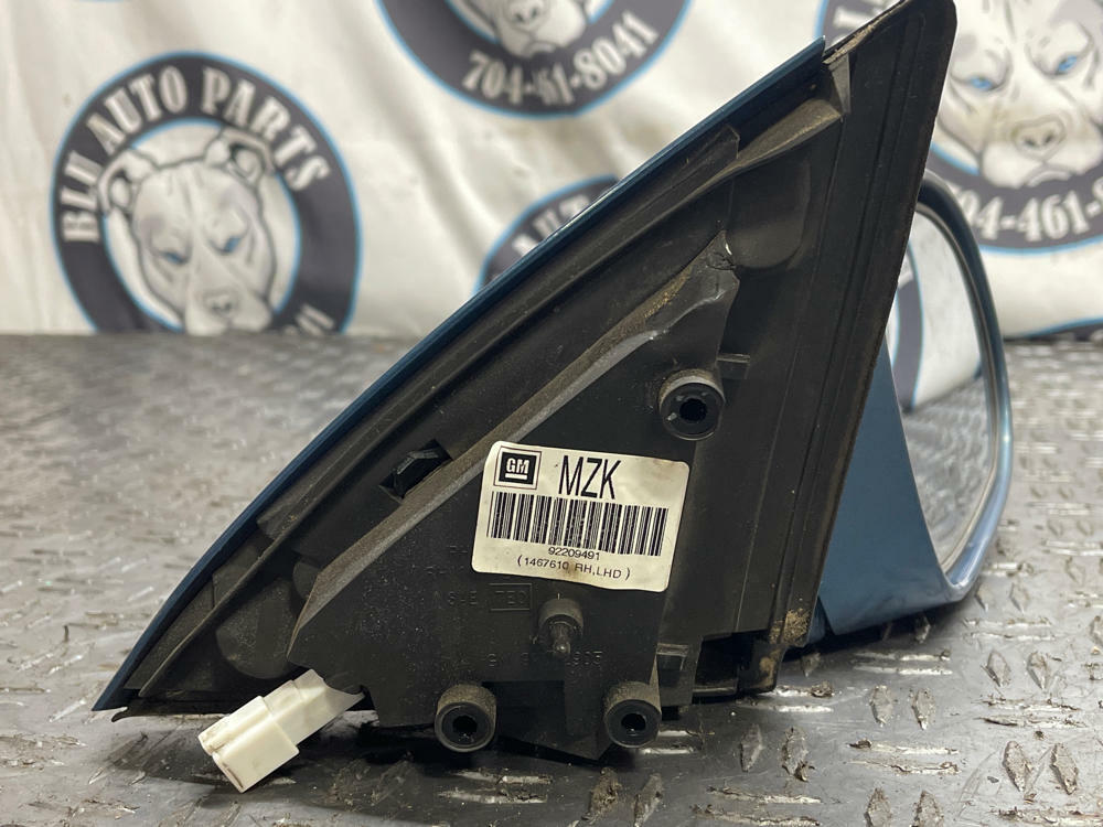 2004 Pontiac GTO Passenger RH Side Mirror Assembly- Barbados Mica Metallic 280