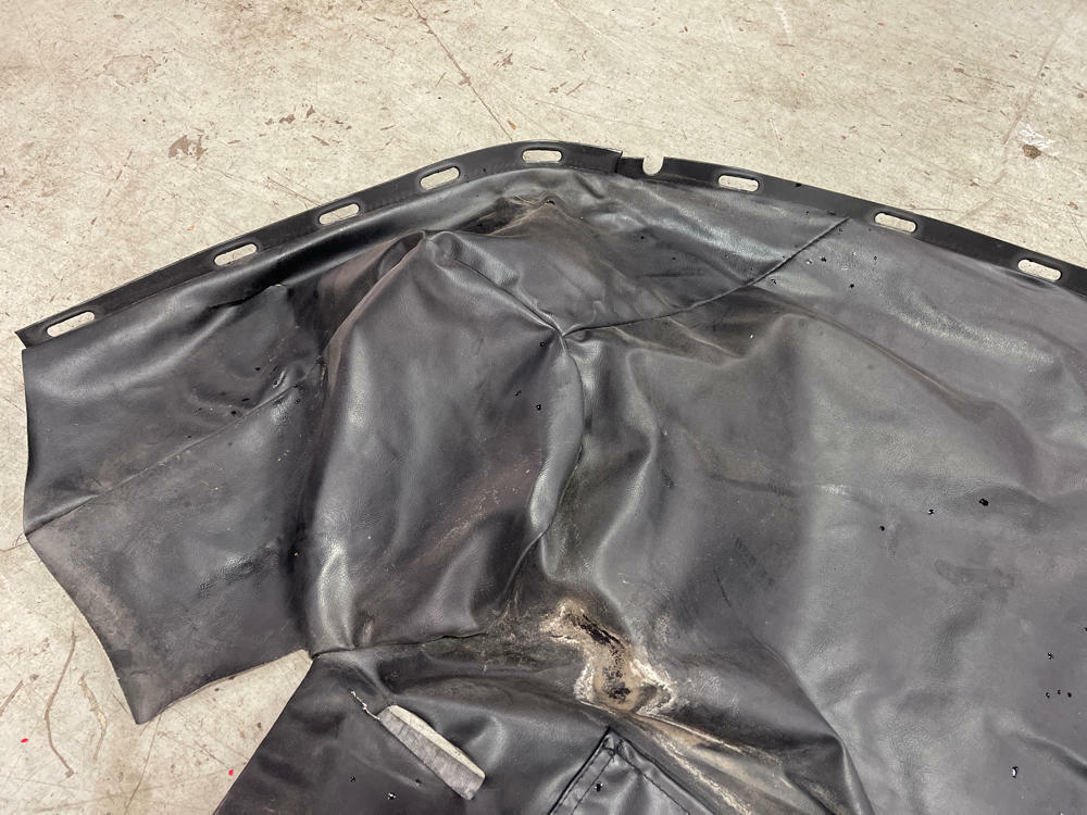 1999-04 Ford Mustang Leather Rear Seat Cover Panel- for CONVERTIBLE 286