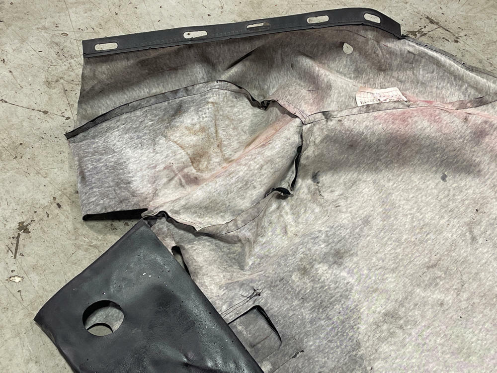 1999-04 Ford Mustang Leather Rear Seat Cover Panel- for CONVERTIBLE 286