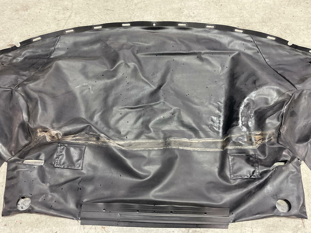 1999-04 Ford Mustang Leather Rear Seat Cover Panel- for CONVERTIBLE 286