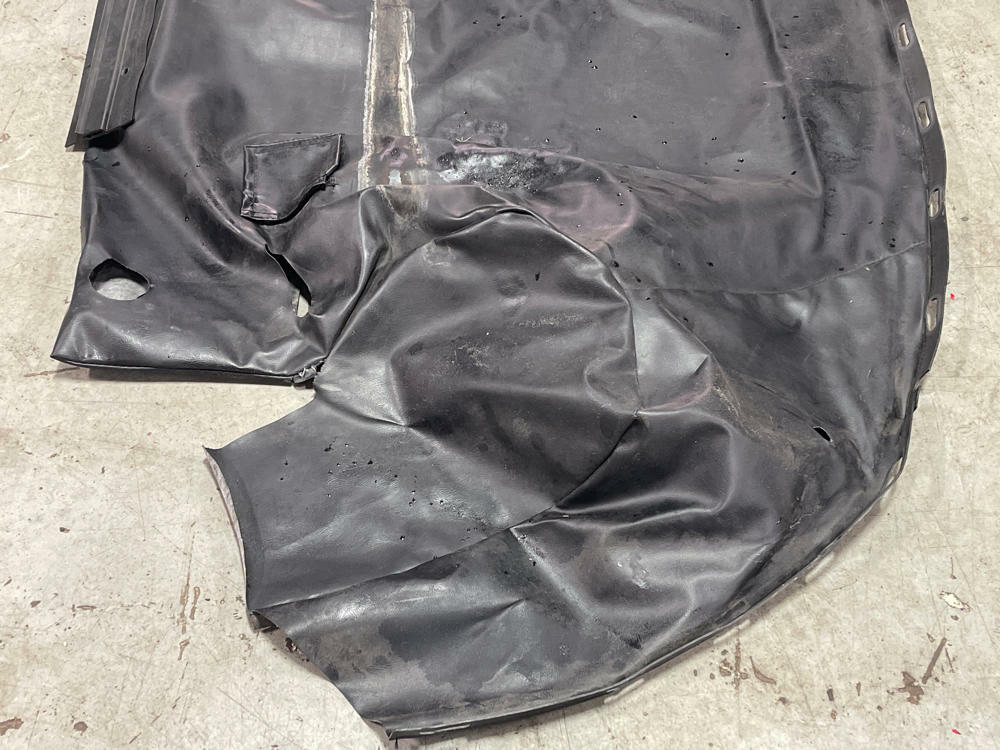 1999-04 Ford Mustang Leather Rear Seat Cover Panel- for CONVERTIBLE 286