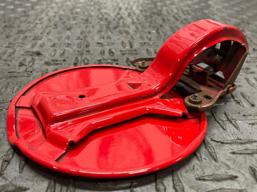 2003-04 Ford Mustang SVT Cobra OEM Fuel Door- Paint Code D3: Torch Red 286