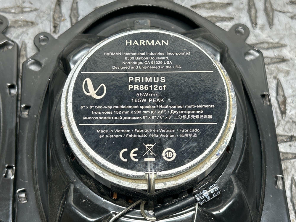 2003-04 Ford Mustang SVT Cobra Harman Primus 6x8 Front Door Speakers 287