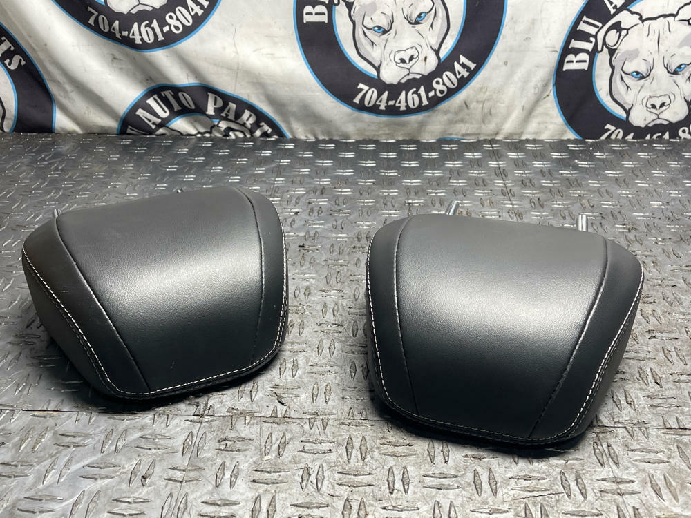2018-23 Ford Mustang Mach One OEM Leather Head Rest Pair 291