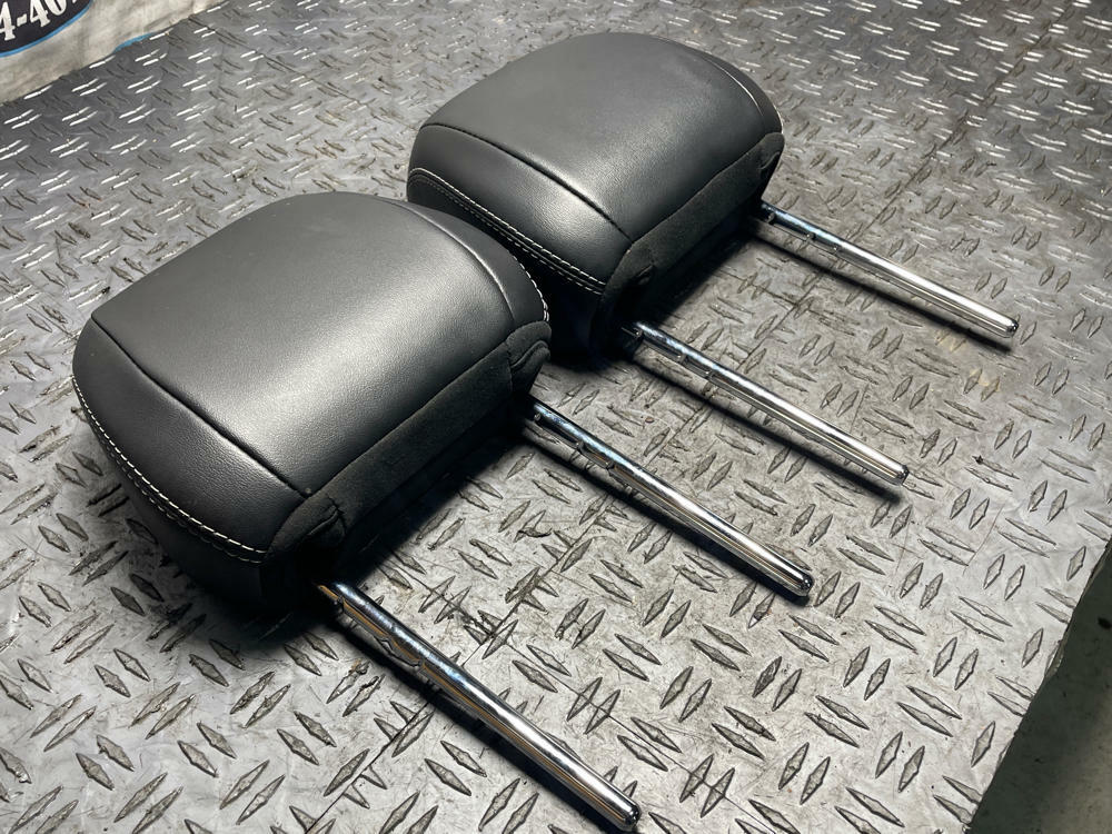 2018-23 Ford Mustang Mach One OEM Leather Head Rest Pair 291