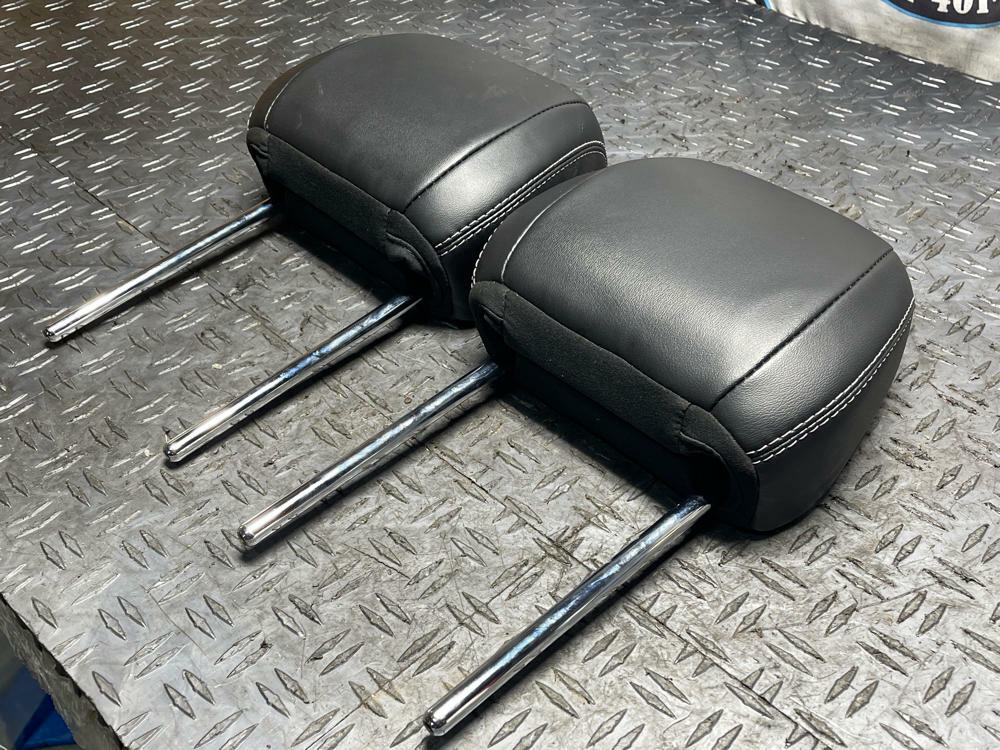 2018-23 Ford Mustang Mach One OEM Leather Head Rest Pair 291