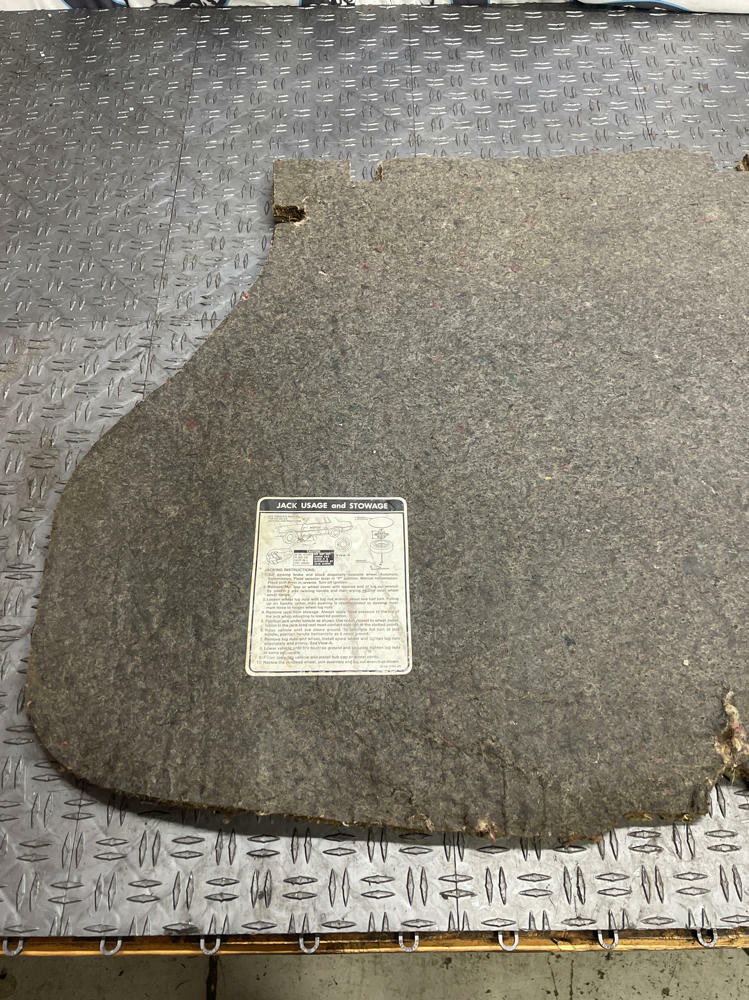 1987-93 Ford Mustang Black Hatchback Spare Tire Cover 117k Miles 289