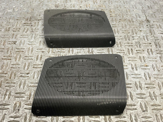 1987-93 Ford Mustang OEM Rear Speaker Grilles- Black, NICE 289