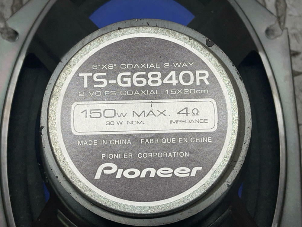 Pioneer TS-G6840R 6x8 Speakers Pair 289