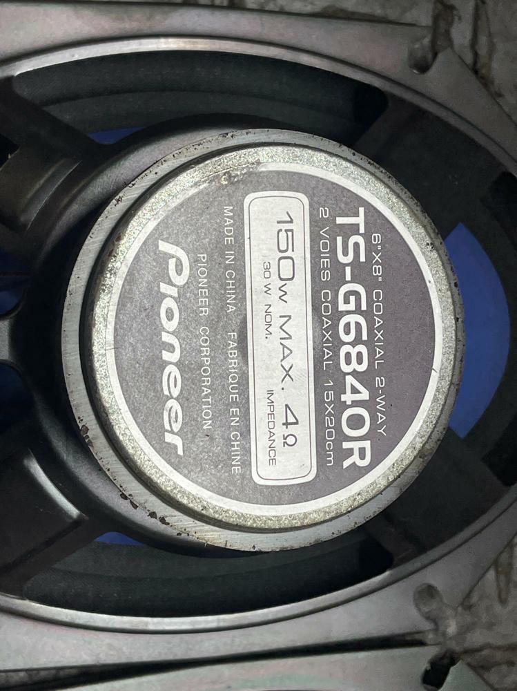 Pioneer TS-G6840R 6x8 Speakers Pair 289