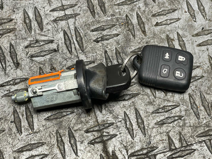 2003-04 Ford Mustang Mach One Ignition Cylinder & Key w/ Fob 19k Miles 296