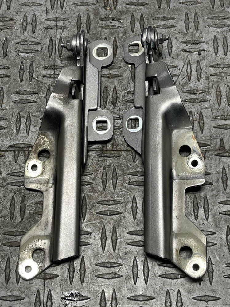 2003-04 Ford Mustang Mach One OEM Hood Hinges Pair- Code CX, 19k Miles 296
