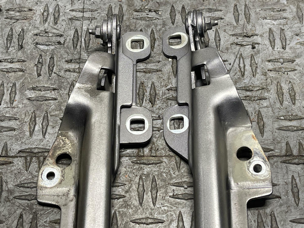 2003-04 Ford Mustang Mach One OEM Hood Hinges Pair- Code CX, 19k Miles 296