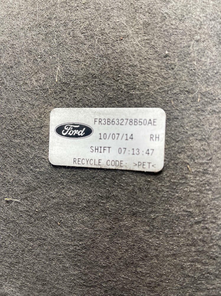 2015-23 Ford Mustang GT OEM Rear Passenger RH Wheel Well 297