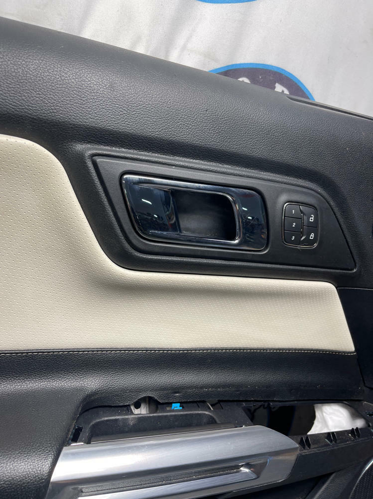 2015-23 Ford Mustang GT 50th Anniversary Premium Leather Door Panels Pair 297