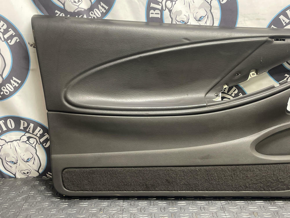2003-04 Ford Mustang SVT Cobra OEM Door Panels Pair- Dark Charcoal 295