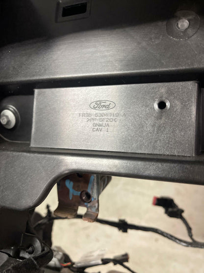2015-17 Ford Mustang GT PP1 Dash Shell Assembly w/ Harness - White Stitching 297