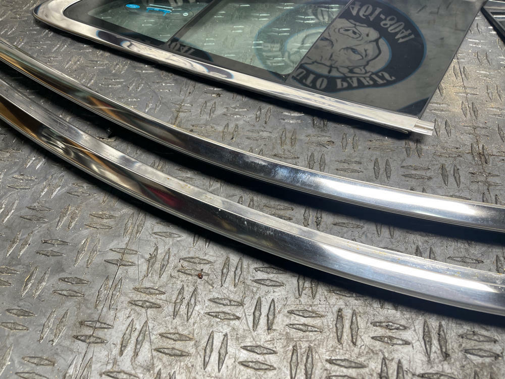 2015-23 Ford Mustang GT 50th Anniversary Quarter Glass & Chrome Trim Set 297
