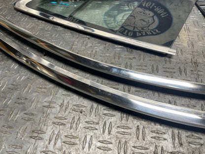 2015-23 Ford Mustang GT 50th Anniversary Quarter Glass & Chrome Trim Set 297