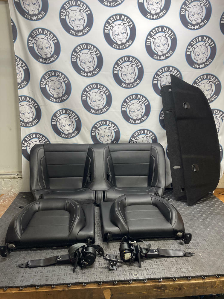 2018-23 Ford Mustang GT Rear Seat Assembly w/ Parcel Tray, Belts, & Hardware 301