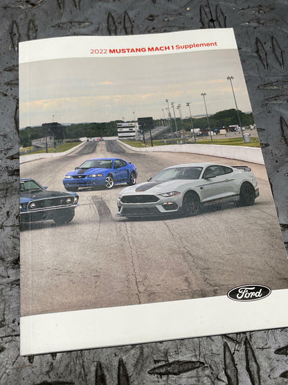 2022 Ford Mustang Mach One Owners Manual/Press Kit 299