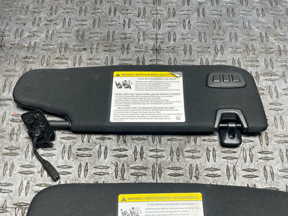 2018-23 Ford Mustang Mach One Coupe HomeLink Sunvisor Pair- Black 299