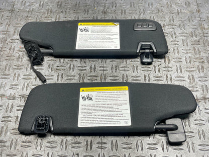 2018-23 Ford Mustang Mach One Coupe HomeLink Sunvisor Pair- Black 299