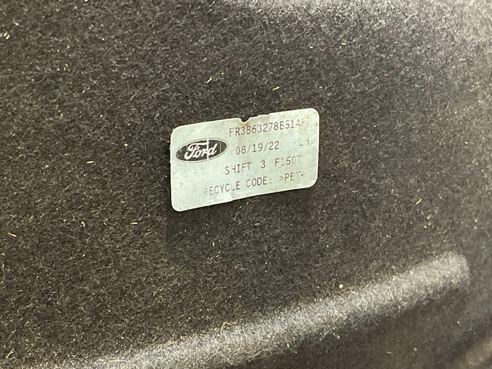 2018-23 Ford Mustang Mach One Rear Driver LH Wheel Well Liner 299